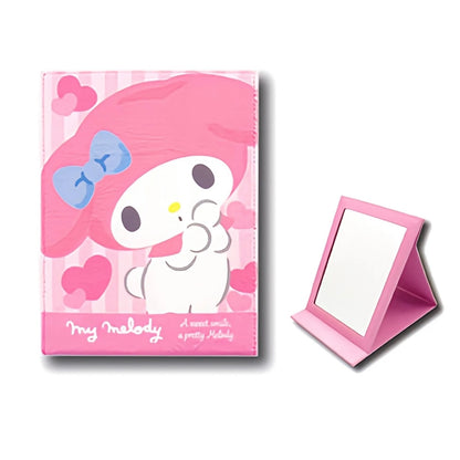 Sanrio｜表面软软/可折叠桌面镜/化妆镜｜约H20 x W15cm