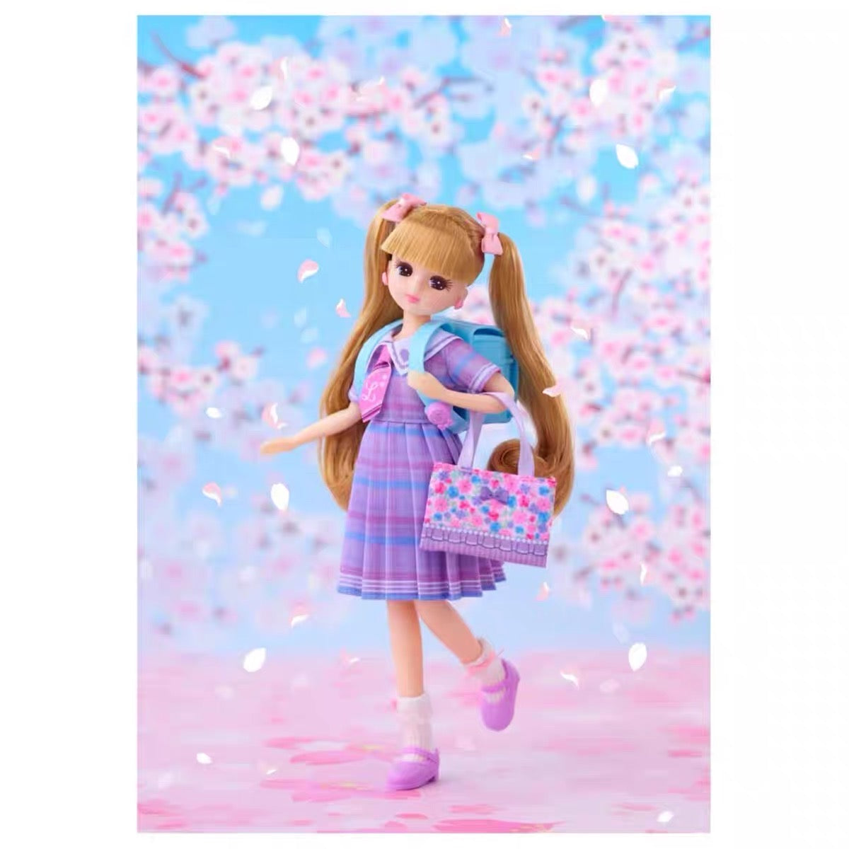 Licca｜Doll LD-08 Exciting First Grade｜27 x 13 x 5cm approx.