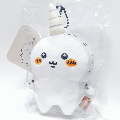 Nagano嘲讽熊｜Characters FRIENDS Mascot (one corner) 独角鲸毛绒挂件/包挂｜约H135×W90×D50mm