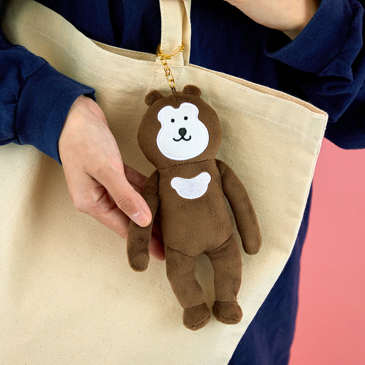 Nagano嘲讽熊｜Market FRIENDS Mascot -Malay Bear长腿马来熊挂件/熊掌可磁吸/包挂｜约H130 x W105 x D100mm