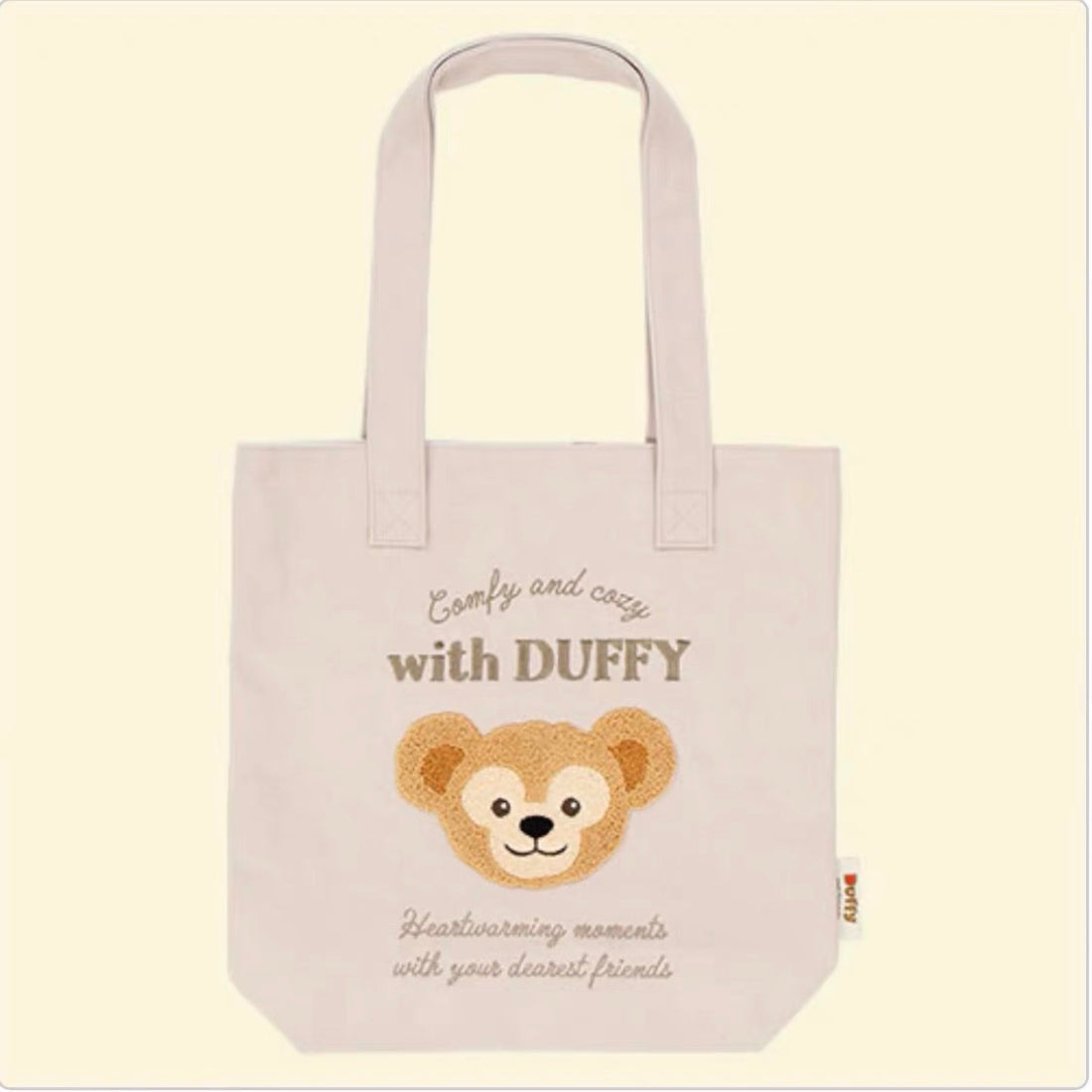 Disney迪士尼｜东迪Duffy达菲刺绣托特包/单肩包/包里有可爱图案