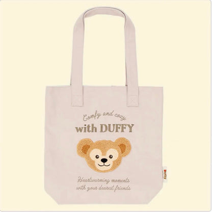 Disney迪士尼｜东迪Duffy达菲刺绣托特包/单肩包/包里有可爱图案