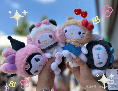 Sanrio｜Animal Mascot Pouch Keychain｜5.0 x 10.0 x 14.0cm approx.