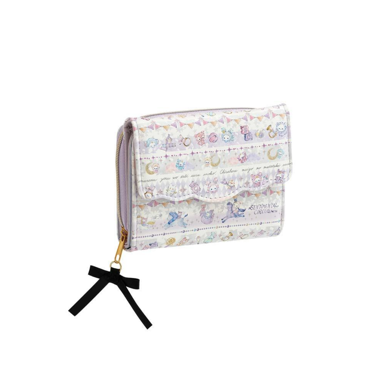 Sentimental Circus｜San-X Bi-Fold Wallet &amp; Coin Case -Spica and the Child of the Constellation｜95×120×30mm approx.
