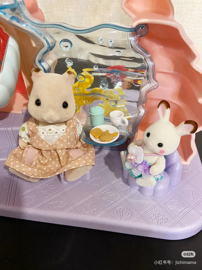【限时折扣】SylvanianFamilies森贝儿家族｜Baby Mermaid Castle 美人鱼奇幻城堡系列套组/玩具/过家家5701