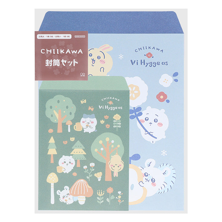 Chiikawa 吉伊卡哇｜可爱角色信封｜大小各5枚