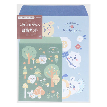 Chiikawa 吉伊卡哇｜可爱角色信封｜大小各5枚