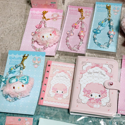 Sanrio｜My Sweet Piano Sparkly sticker book｜H130 x W85 x D5mm approx.