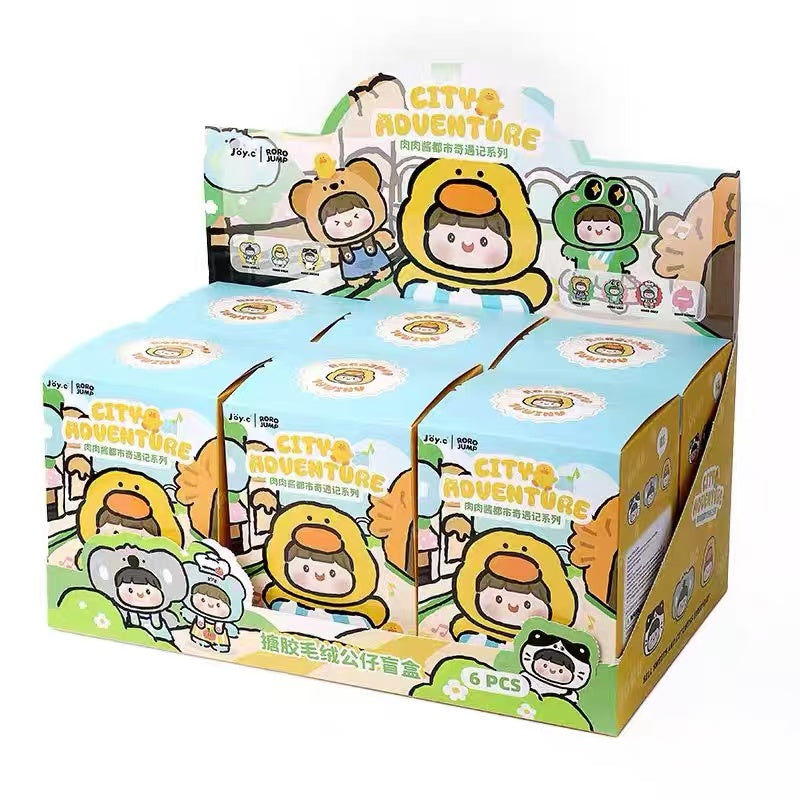 Roro Jump City Adventure Series Vinyl Plush Keychain Blind Box