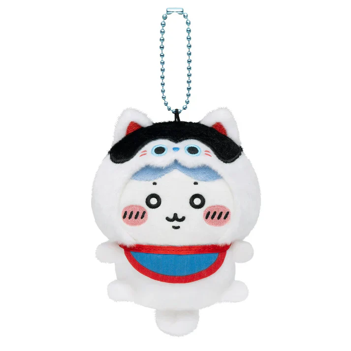 chiikawa｜MOGUMOGU 1st Anniversary Mascot Holder /Plush Keychain｜H120 x W85 x D50 mm approx.