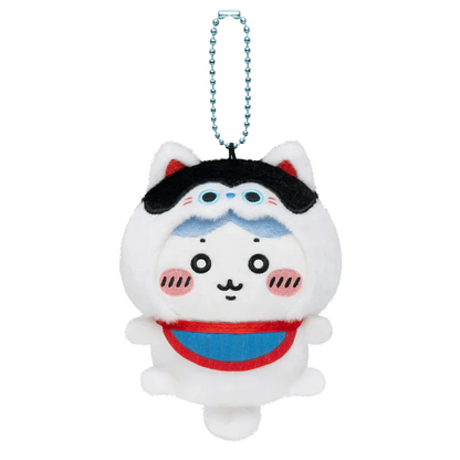 chiikawa｜MOGUMOGU 1st Anniversary Mascot Holder /Plush Keychain｜H120 x W85 x D50 mm approx.