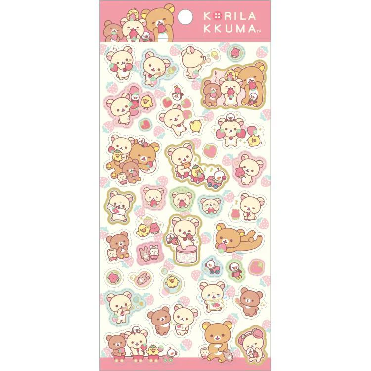 Rilakkuma｜Sheet Sticker｜200×95mm approx.
