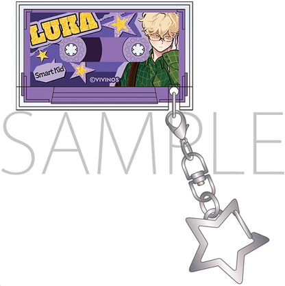 Alien Stage｜Find your Plus One! Cassette-shaped Keychain｜W6 x H3.6cm approx.