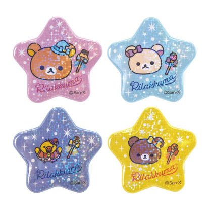 Rilakkuma｜McMcMcMiracleWonderland Limited Edition Star-Shaped Pin Badge mystery bag/blind box/All 4 types｜1pc