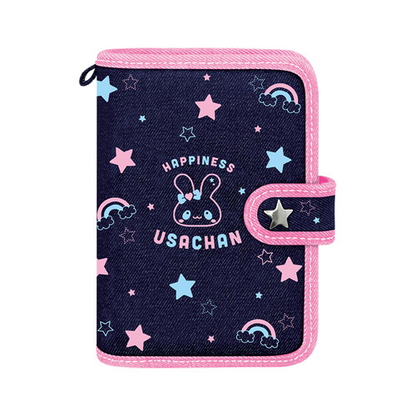 Sanrio｜Denim Sheet File Sticker Book｜10 sheets