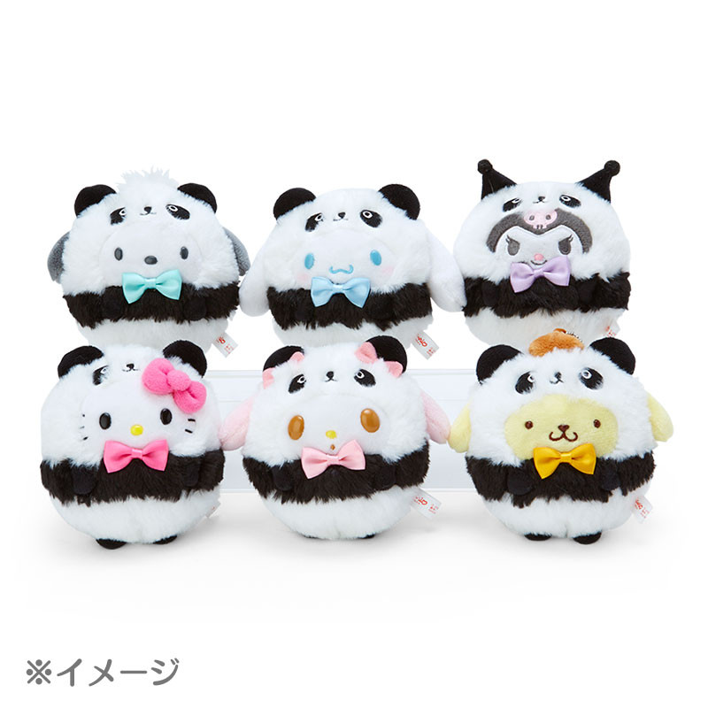 Sanrio｜Panda Mascot Holder /Plush Keychain｜9 x 6 x 11 cm approx.