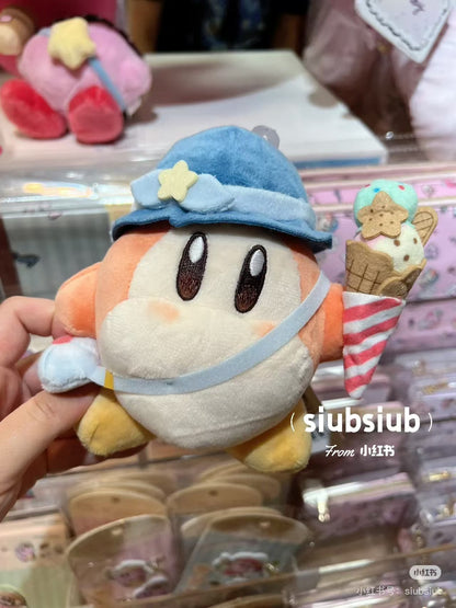 Kirby星之卡比｜San-ei Kirby Of The Stars Sunny Day Plush Fun Outing Waddle Dee超可爱星之卡比郊游系列瓦豆拿冰淇淋毛绒玩偶/公仔｜约115x110x140mm