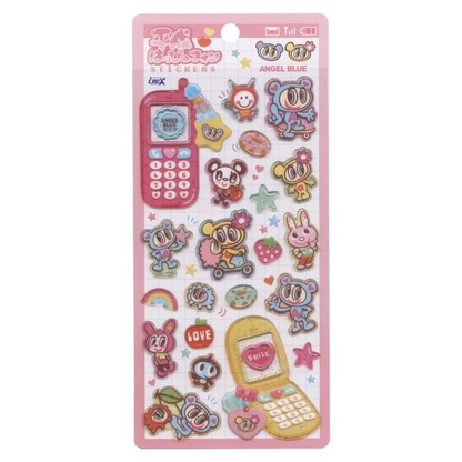 Angel Blue｜Narumiya Characters Heisei Happy Phone Sticker｜ 200x90x1mm approx.
