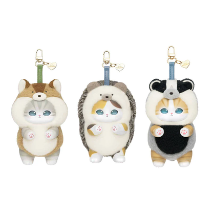 Mofusand｜ Kiramekko Nordic Kittens Vinyl Mascot Holder /Plush Keychain mystery bag/blind box/All 3 types｜1pcs