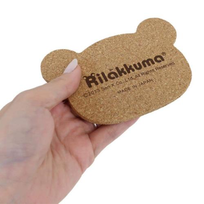 Rilakkuma｜Face Relax Colorful Die-Cut Cork Coaster｜115×77×5mm approx.