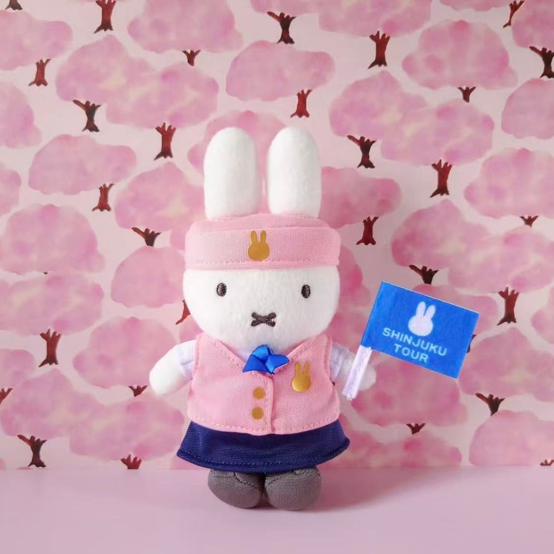 Miffy｜Shinjuku Tour Mascot Holder /Plush Keychain｜6.5&quot;h approx.