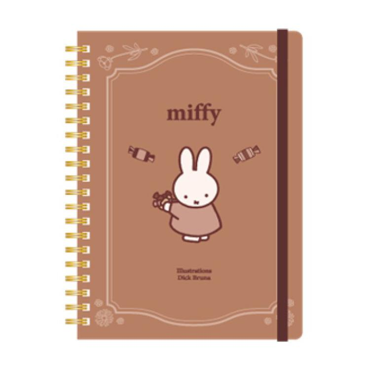 Miffy｜B6 Dessert Ring Notebook｜182×135×13mm approx.