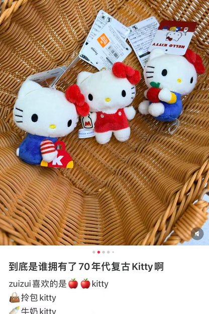 Hello kitty｜Classic Mascot Holder /Plush Keychain｜H10.5×W8.5×D6.5mm approx.