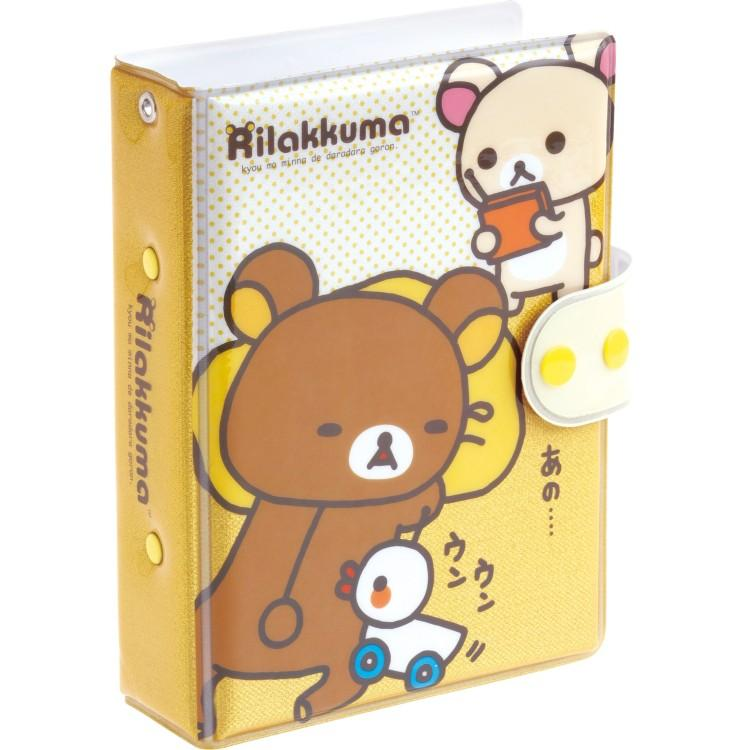 Sanx｜Large Capacity 6-Hole Sticker Binder Organizer｜175×125×40mm approx.