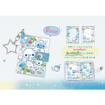 Q-LiA｜Heisei RetroGlitter Mini Sticker Book Keychain｜15 sheets