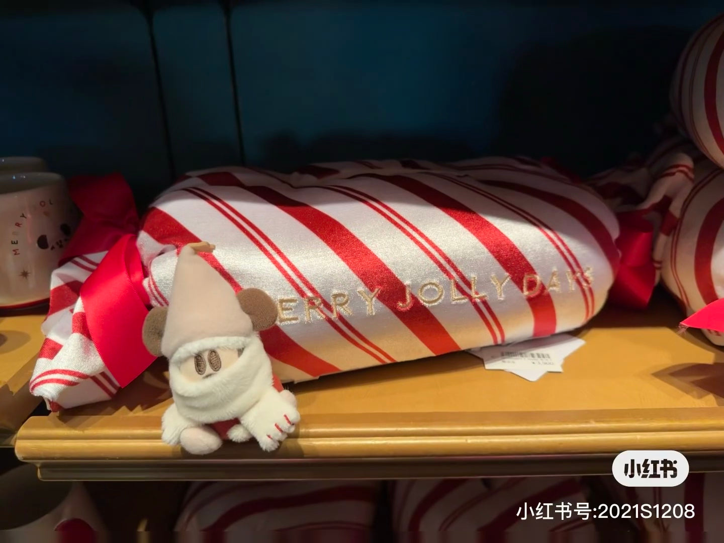 Disney迪士尼 ｜Merry Lil RingRing Mickey 东迪2024圣诞精灵妖精米奇系列糖果造型毛绒玩偶装饰玩偶纸巾盒/抽纸盒