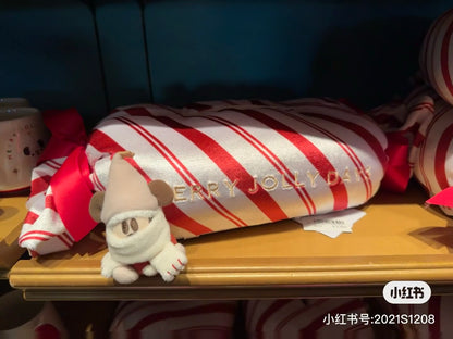 Disney迪士尼 ｜Merry Lil RingRing Mickey 东迪2024圣诞精灵妖精米奇系列糖果造型毛绒玩偶装饰玩偶纸巾盒/抽纸盒