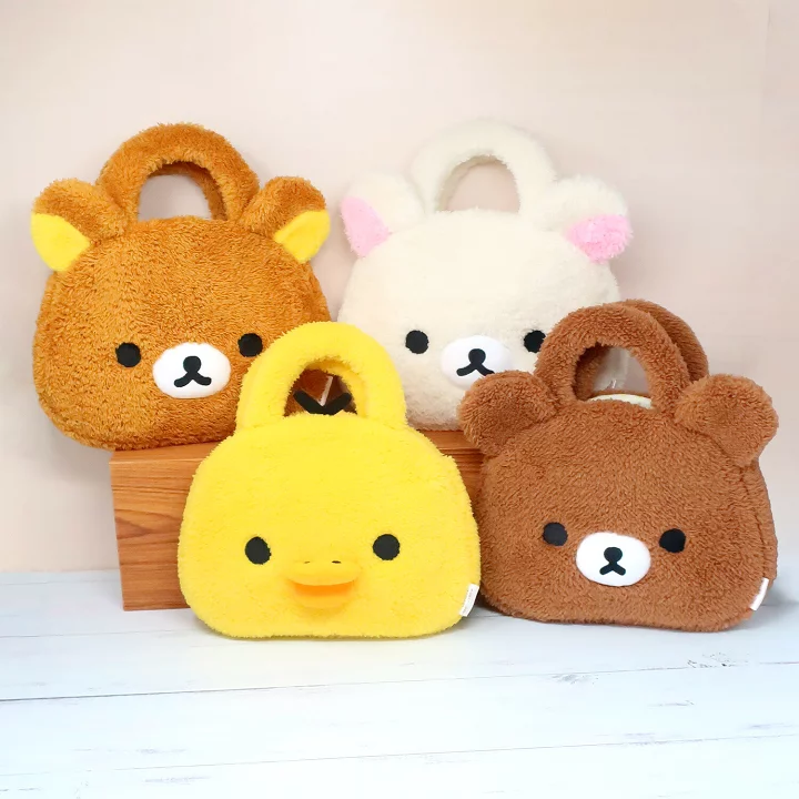 Rilakkuma轻松熊｜轻松熊系列毛绒手提包｜约W28×H29cm