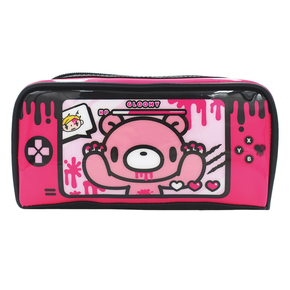 Gloomy Bear｜Naughty Grizzly Square Pouch｜H10 x W20 x D5.8cm approx.