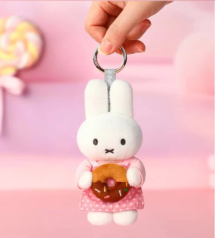 Vipo Miffy Bakery Series Plush Keychains Blind Box