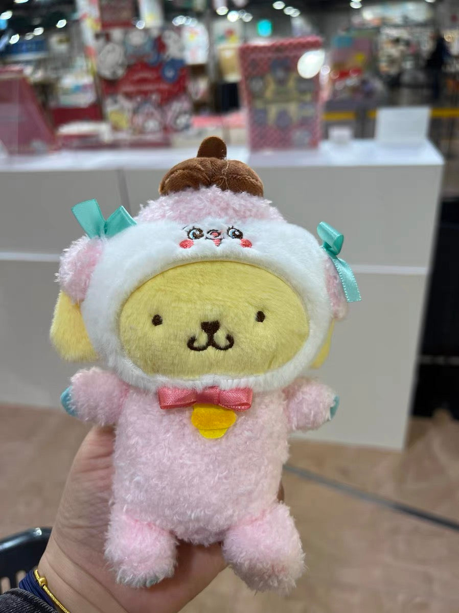 Sanrio三丽鸥｜swimmer Mascot Keychain联名限定超可爱毛绒玩偶挂件/包挂
