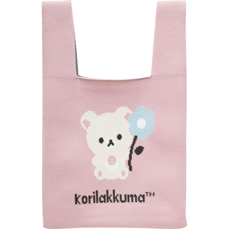 Rilakkuma｜Basic Rilakkuma Flower Jacquard Woven Mini Tote Bag｜360×200mm approx.