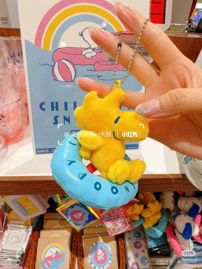 Snoopy｜Peanuts Chill Life Mascot Holder /Plush Keychain｜11×8.5×8cm approx.