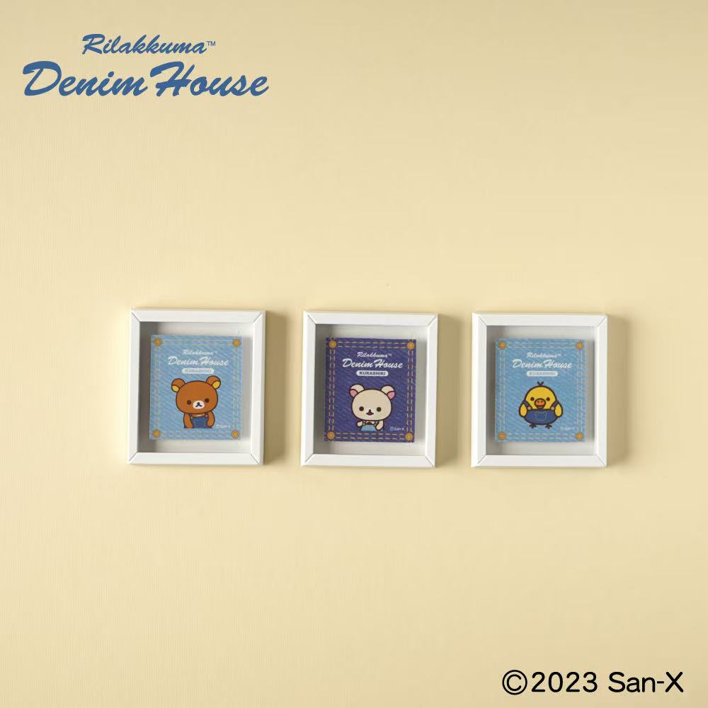 Rilakkuma|Kurashiki Denim House Mini Magnet|1 piece