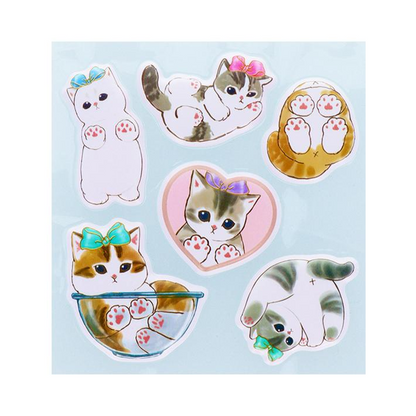Mofusand｜PVC Squishy Sticker｜H136 x W100 x D4mm approx.