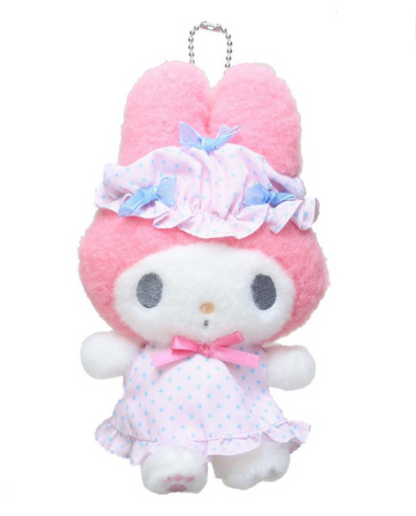 Sanrio｜Nightcap Ribbon Mascot Holder /Plush Keychain｜105×140×75mm approx.