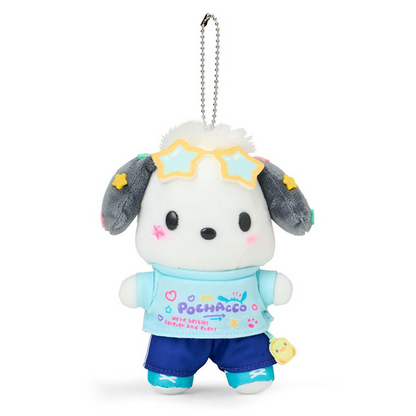 【limit 1】Sanrio｜Academy Sparkle Festival Mascot Holder /Plush Keychain｜15.5 x 10.4 x 7.3cmapprox.