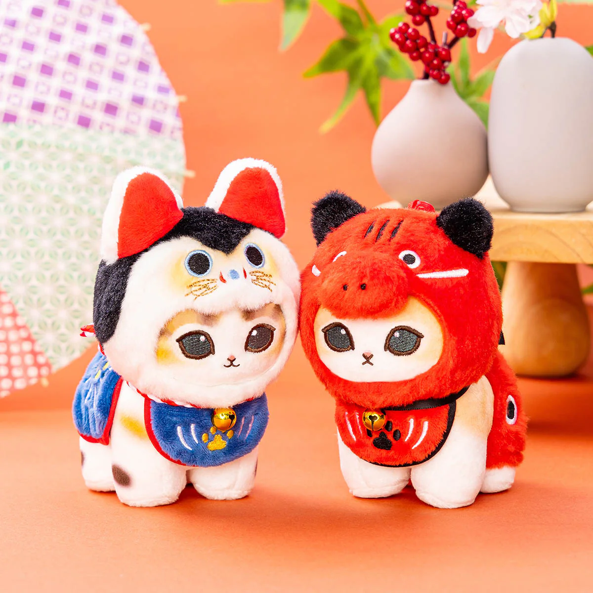 Mofusand｜Lucky Meow Mascot Holder /Plush Keychain｜130×105×130mm approx.