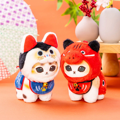 Mofusand｜Lucky Meow Mascot Holder /Plush Keychain｜130×105×130mm approx.