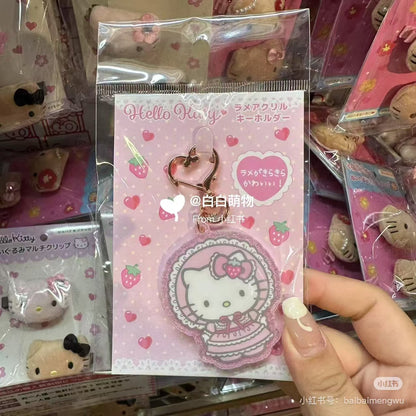 Hello kitty｜Lolita Fashion Acrylic Keychain/Keyring｜61×49×5mm approx.