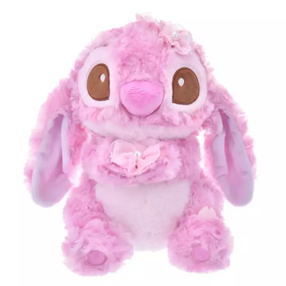 Disney迪士尼｜ Cherry Blossom Sakura 2025Collection  PlushToy 东迪2025年限定樱花粉坐姿可爱角色毛绒玩偶/公仔/超好摸玫瑰卷毛｜ 约25.5×23×20cm