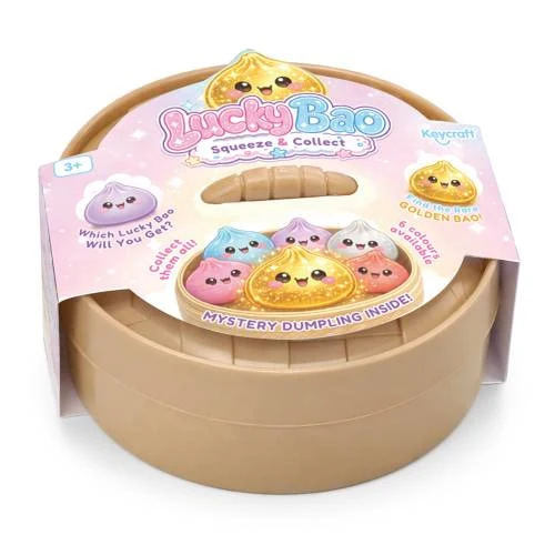 Lucky Bao｜Squeeze&amp; Collect Mystery Squishy Dumpling mystery bag/blind box/All 6 types｜1pc