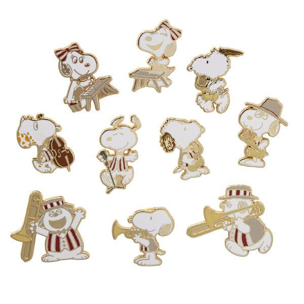 Snoopy｜Peanuts Music Party! Series Pin Badge mystery bag/blind box/All 10 types｜1pc