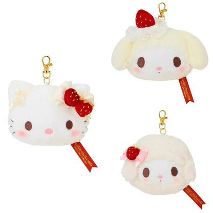Sanrio｜Sweet Cakes Collection Face-Shaped Pass Case｜13.5×7×11cm approx.
