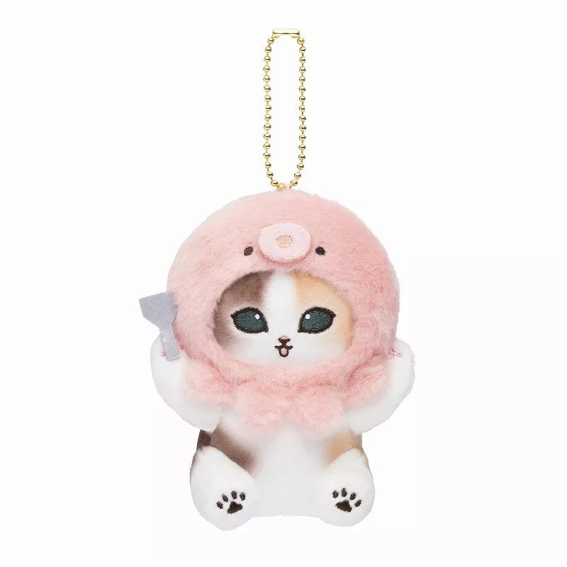 Mofusand｜Tako Nyan Octopus Cat Mascot Holder /Plush Keychain｜H110×W80×D90mm approx.