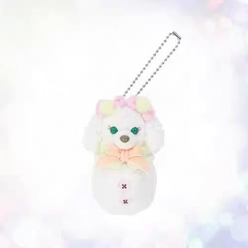 Disney｜Duffy and friend Winter 2025 snowman Mascot Holder /Plush Keychain